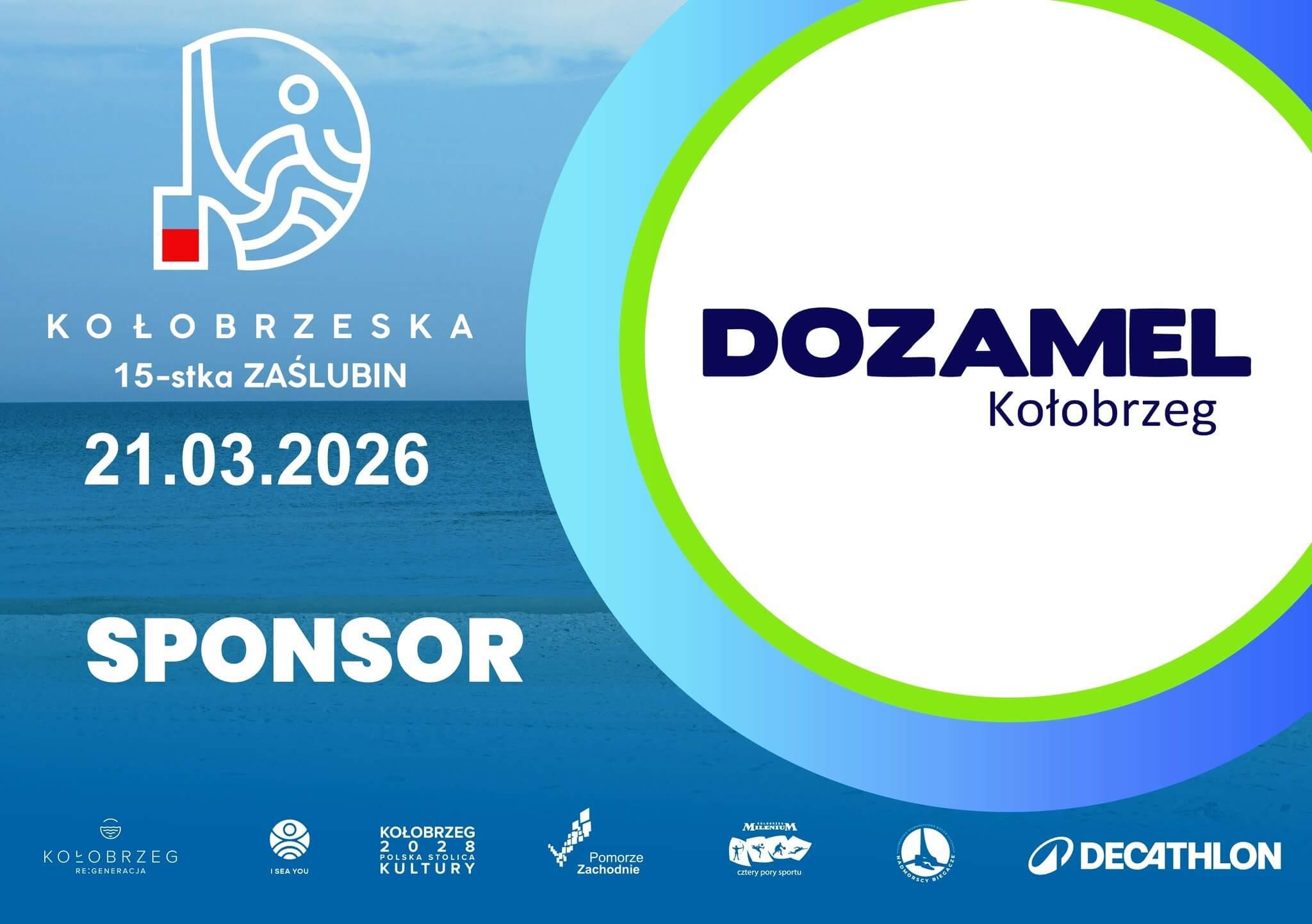 Ośrodek Rehabilitacyjno-Wypoczynkowy Dozamel ponownie sponsorem Kołobrzeskiej 15-stki Zaślubin