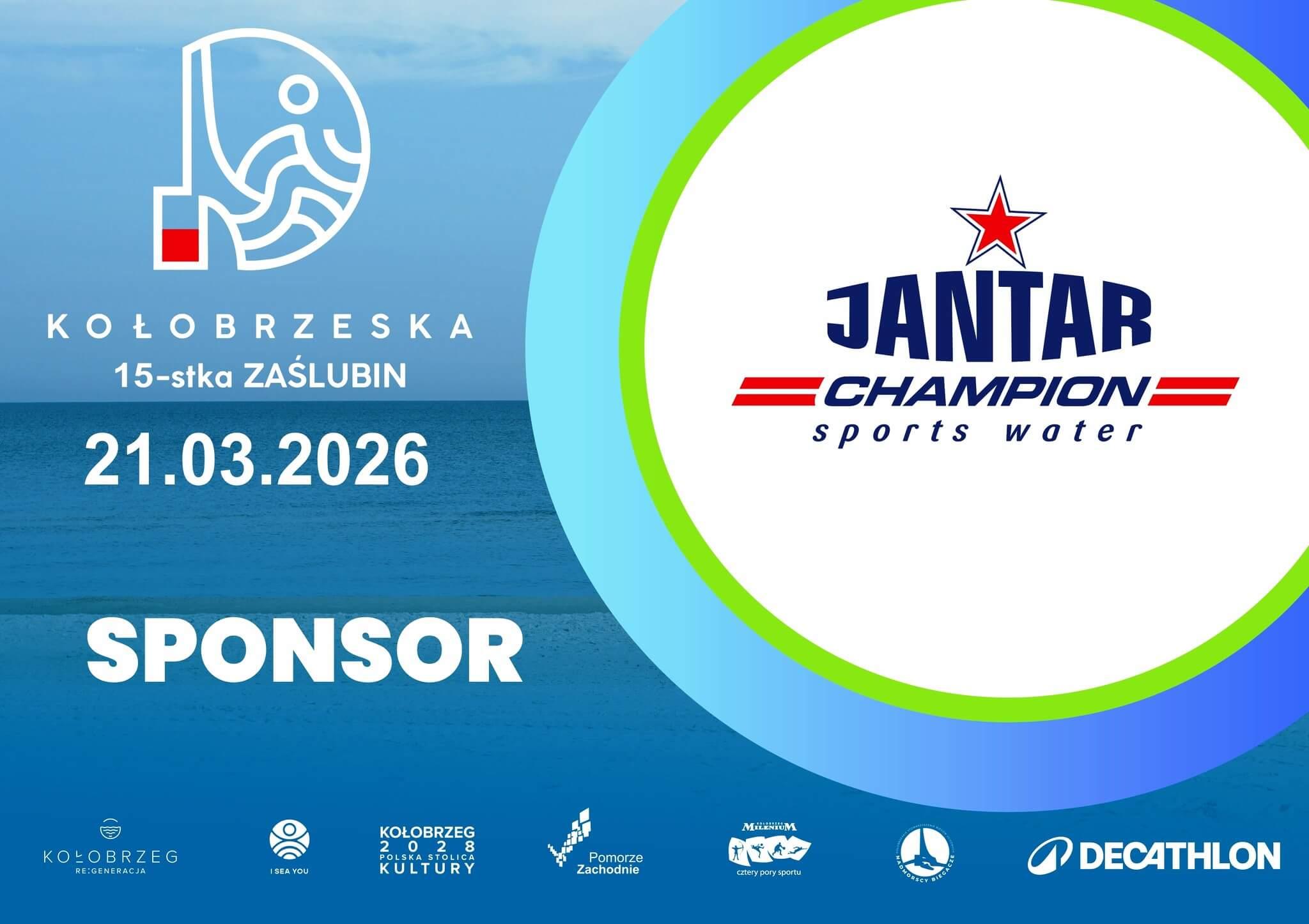 Jantar Wody Mineralne partnerem biegu!